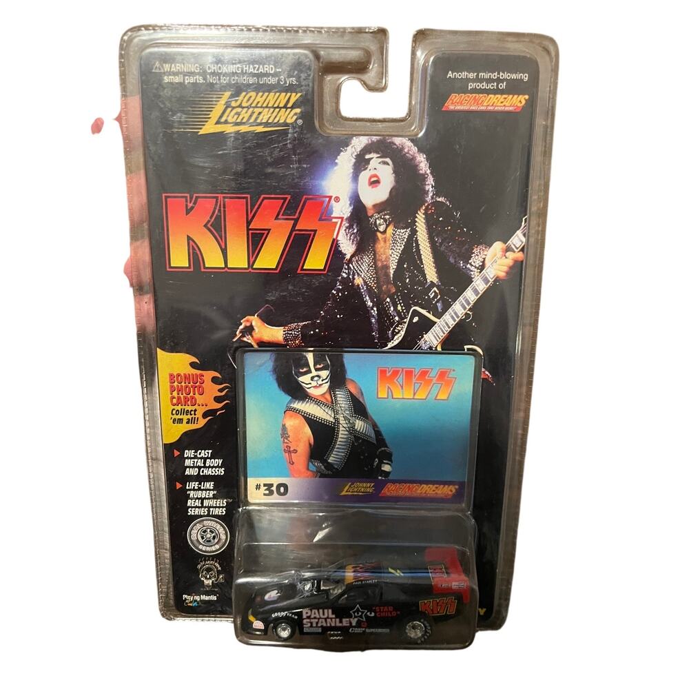 Johnny Lightning Kiss Paul Stanley Racing Dreams #30 Diecast Car New 1:64 Black